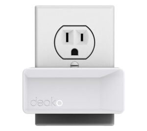 Deako Smart Plug, Works with Alexa & Google, 15A, White