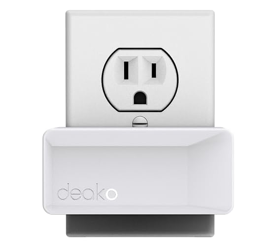 Deako Smart Plug, Works with Alexa & Google, 15A, White