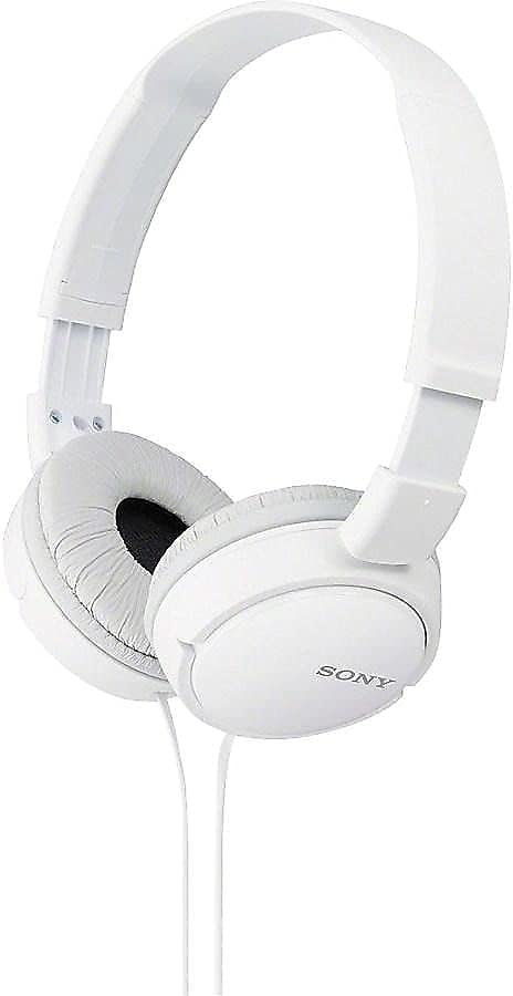 Sony ZX Wired On-Ear Headphones White MDR-ZX110