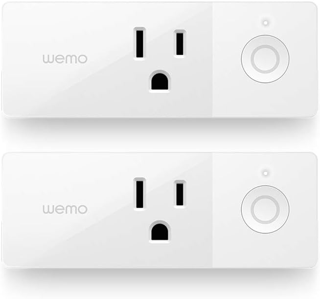 Wemo Mini Smart Plug 2-Pack