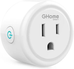 GHome Mini Smart Plug, Alexa/Google, WiFi, Timer, ETL, White