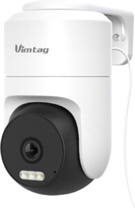 VIMTAG 2.5K Outdoor Cam: AI Detection & Color Night Vision