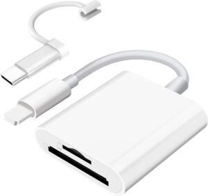 iPhone/iPad SD/TF Card Reader - Plug & Play