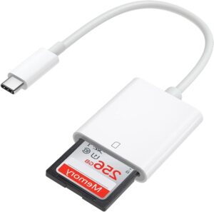USB-C SD Card Reader for iPhone iPad Android