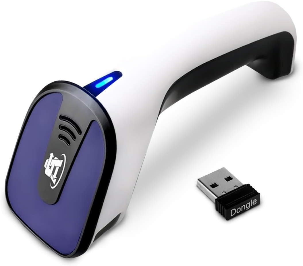 ScanAvenger Portable Bluetooth Barcode Scanner - 3-in-1 Handheld USB QR Reader