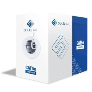 CAT5e Ethernet Cable 1000ft White