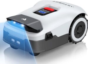 Wireless RTK+Vision Robotic Mower, 0.47 Acre, APP Control