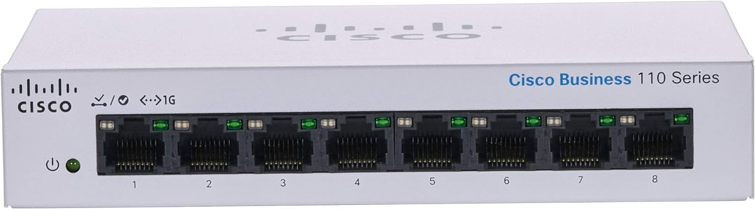 Cisco CBS110-8T-D 8-Port GE Desktop Switch
