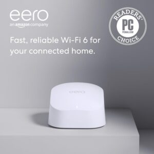 eero 6 mesh router - 900Mbps, 1,500 sq ft, 75+ devices, 1-pack