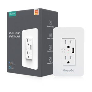 MoesGo Smart Outlet USB WiFi