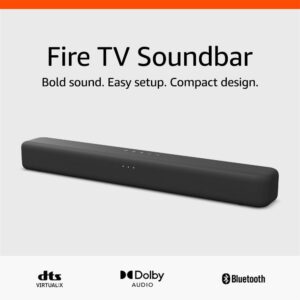 Amazon Fire TV Soundbar, 2.0, DTS:X, Dolby, Bluetooth