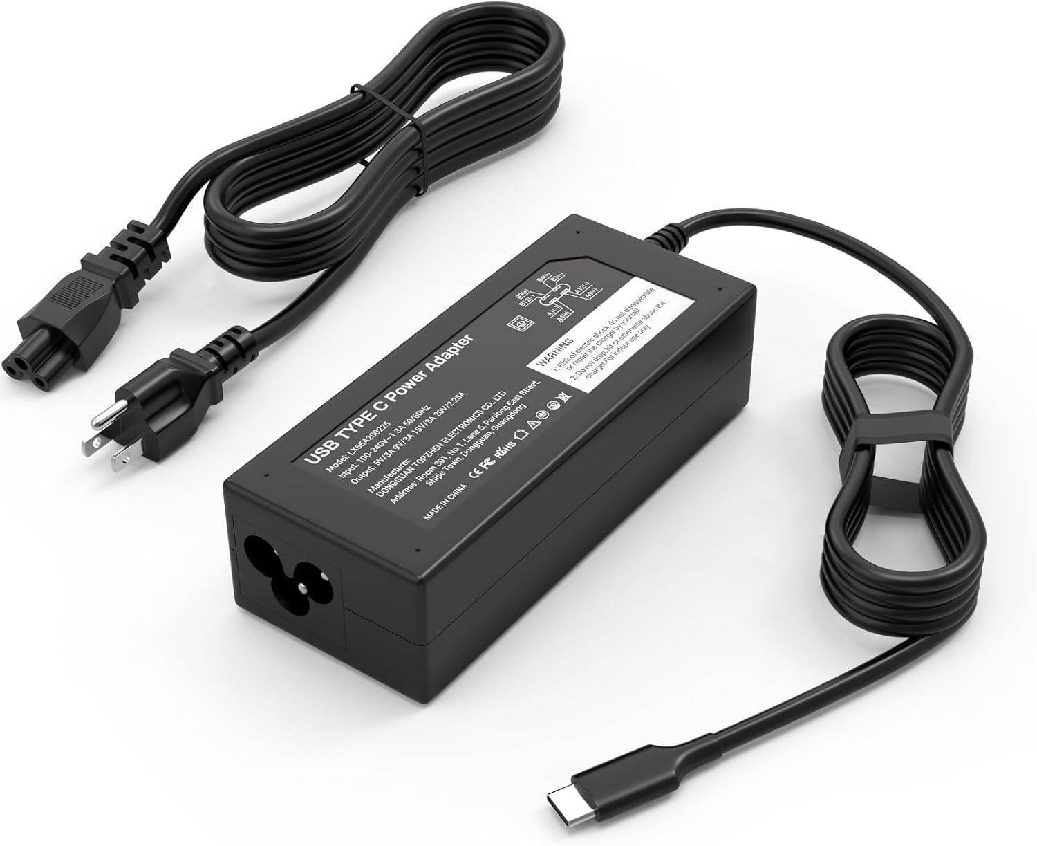 45W USB-C Charger for HP Chromebook
