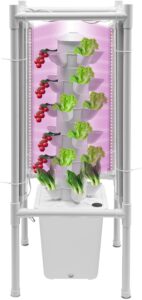 Hydroponics Vertical Garden Kit, 6-Tier 30 Plant