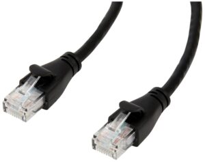 Amazon Basics Cat-6 Ethernet Cable, 25ft, Black