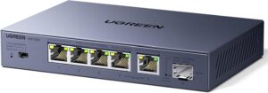 UGREEN 6-Port 2.5GbE Switch, 10Gb SFP+