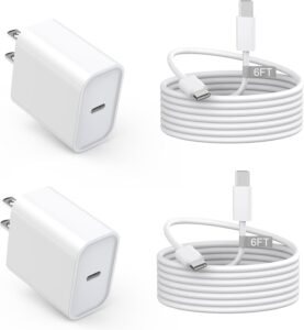 USB C Charger for iPhone 16/15, 6FT Cable