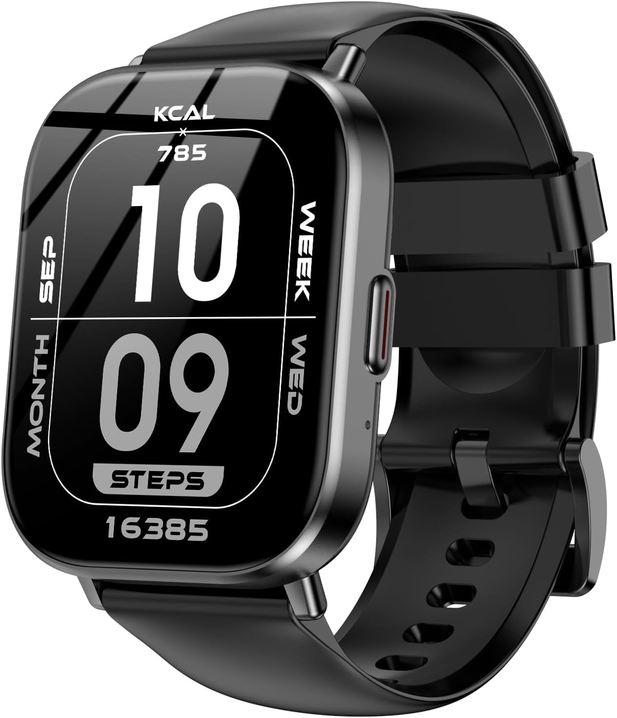 2.01" HD Fitness Watch, BT Calls, 120 Modes, HR/Sleep, IP68, iOS/Android