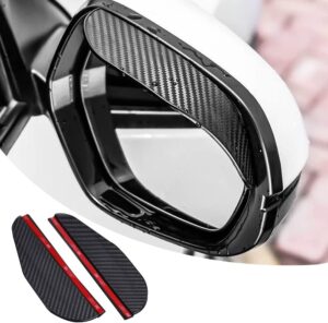 Car Side Mirror Rain Visors, 2 Pack