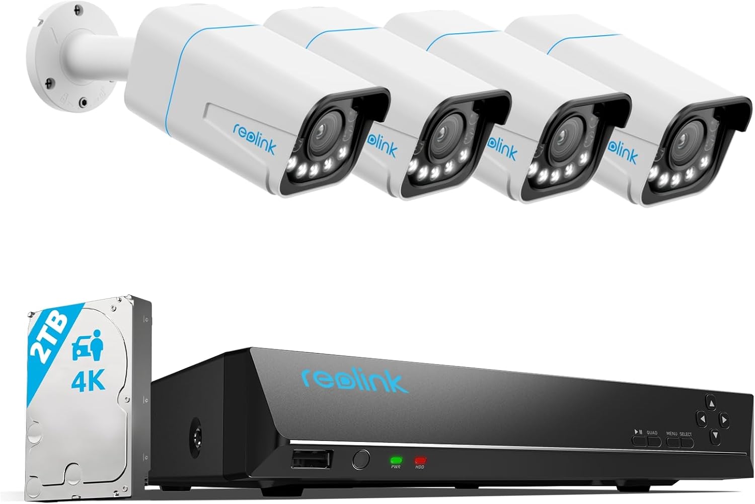 REOLINK 8CH 4K PoE System RLK8-811B4