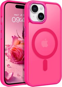 BENTOBEN MagSafe Case for iPhone 15 Plus Hot Pink
