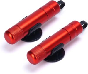 LANBOUY 2-Pack Car Escape Tool (Red)