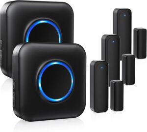 Wireless Door Alarm: 2 Receiver & 3 Sensor Kit