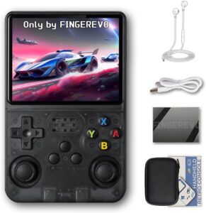 R36S 3.5" IPS Handheld, Black Transparent