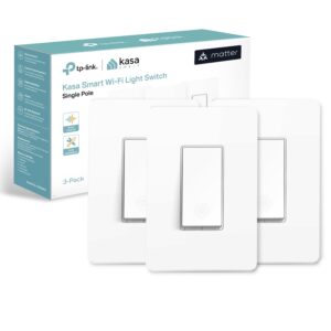 Kasa 3-Pack Smart Switch: Wi-Fi, Voice
