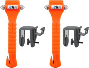 LifeHammer Car Escape Tool, 2-Pack, Orange