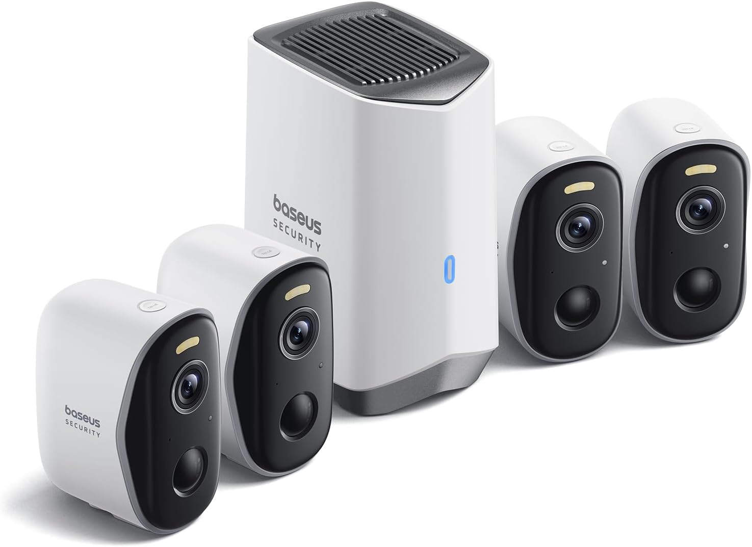 Baseus 4-Cam Kit: 2K, No Fee, 16TB, Alexa