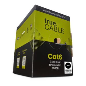 TrueCABLE Cat6 CMR 1000ft UTP Bulk