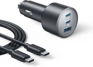 Anker 167.5W 3-Port USB-C Car Charger