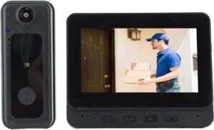 Smart 1080P Video Doorbell with Monitor
