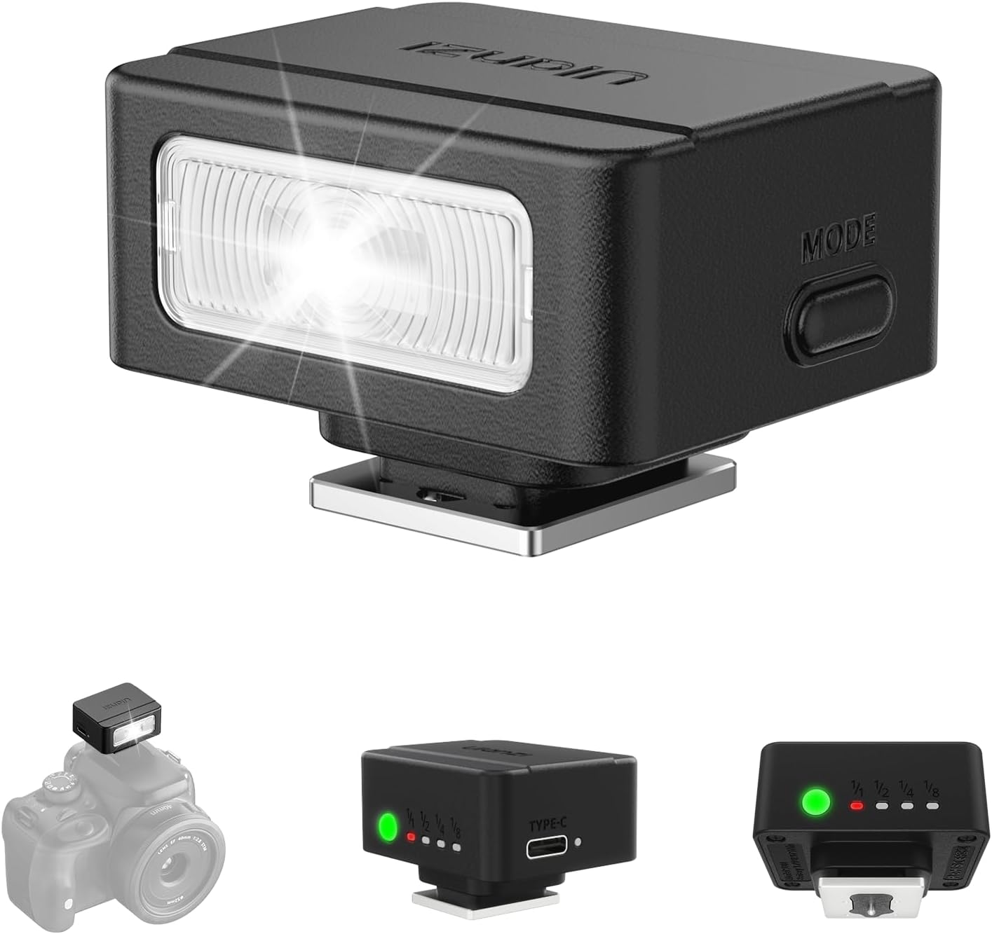 ULANZI SL01 Mini Flash, GN8, 4 Levels, Multi-Brand