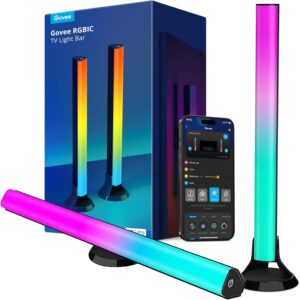 Govee 15" WiFi RGBIC TV Light Bars, Alexa/Google