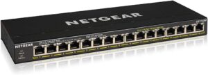 NETGEAR 16-Port PoE+ Switch GS316PP, 183W