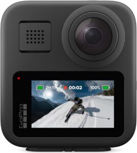 GoPro MAX: 5.6K30 360+Action Cam, Touch Screen, Stabilization