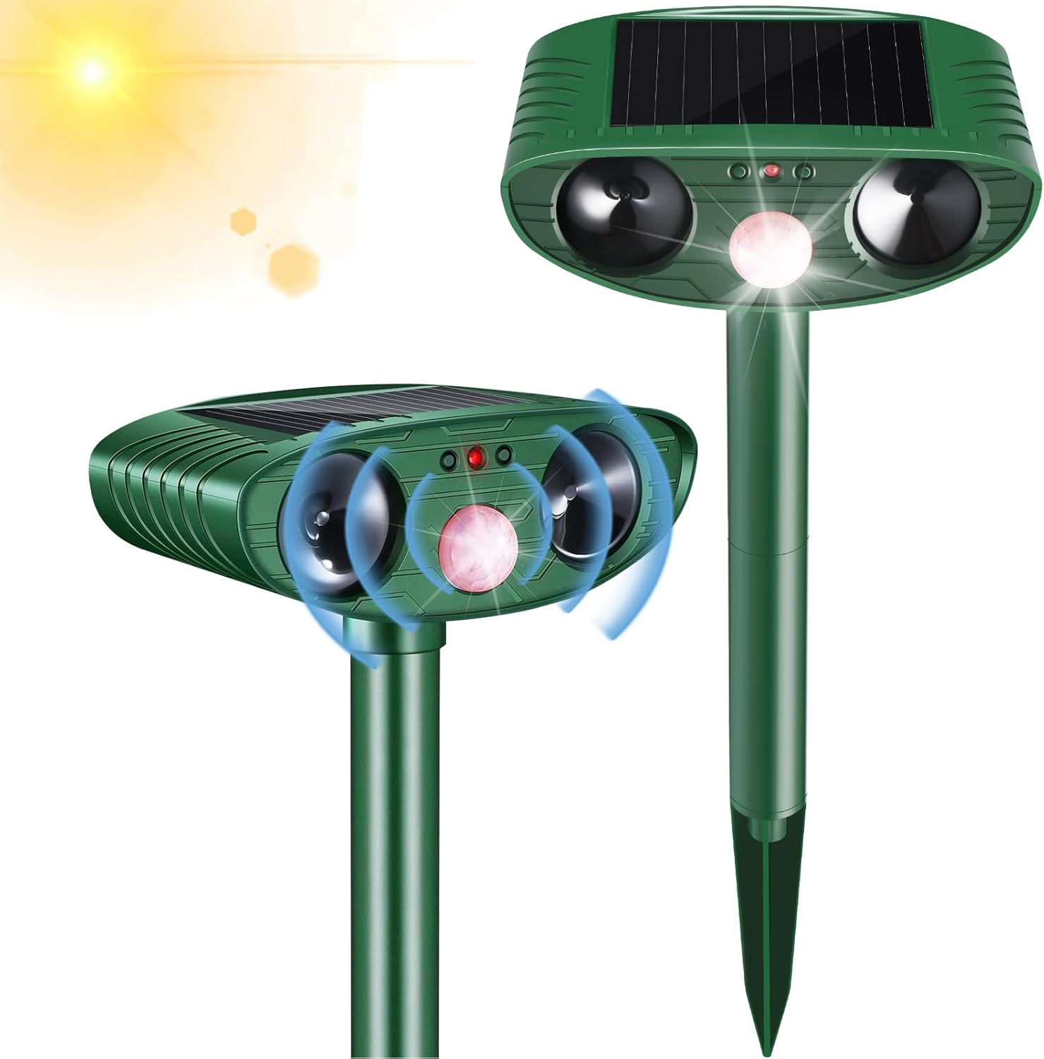 Solar Cat Repellent, 2-Pack