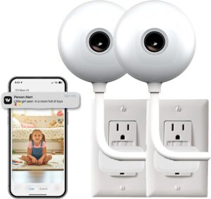 2K AI Pet Cam, 2-Way Talk, Color Night, 2-Pack