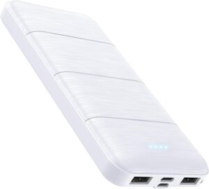 15000mAh Power Bank, 5V3.1A, White
