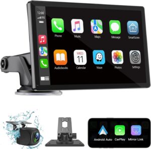 7" HD Car Stereo w/ CarPlay, Android Auto, Backup Cam, BT, GPS