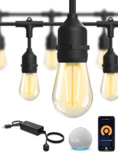 XMCOSY+ 49Ft Smart LED Patio Lights