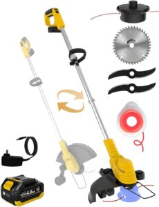 4-in-1 Cordless Weed Trimmer, 20K RPM