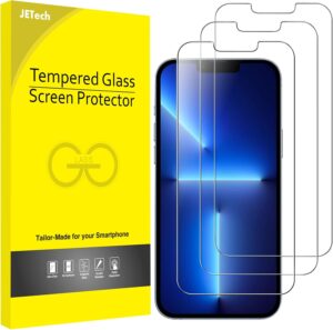 JETech iPhone 13 Pro Max Screen Protector, 3-Pack