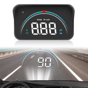 Car HUD Speedometer MPH RPM Voltage USB Plug & Play