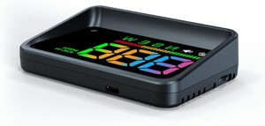Car HUD H4: GPS Speedometer, Compass & Alarm