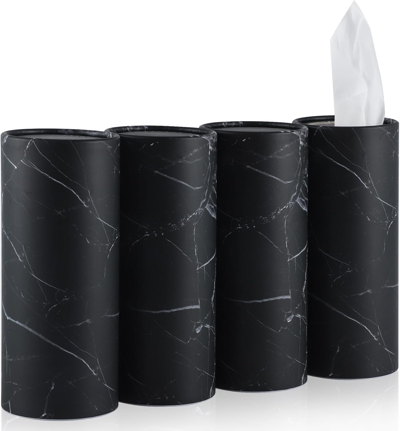 Car Tissue Holder, 4-Pack Black