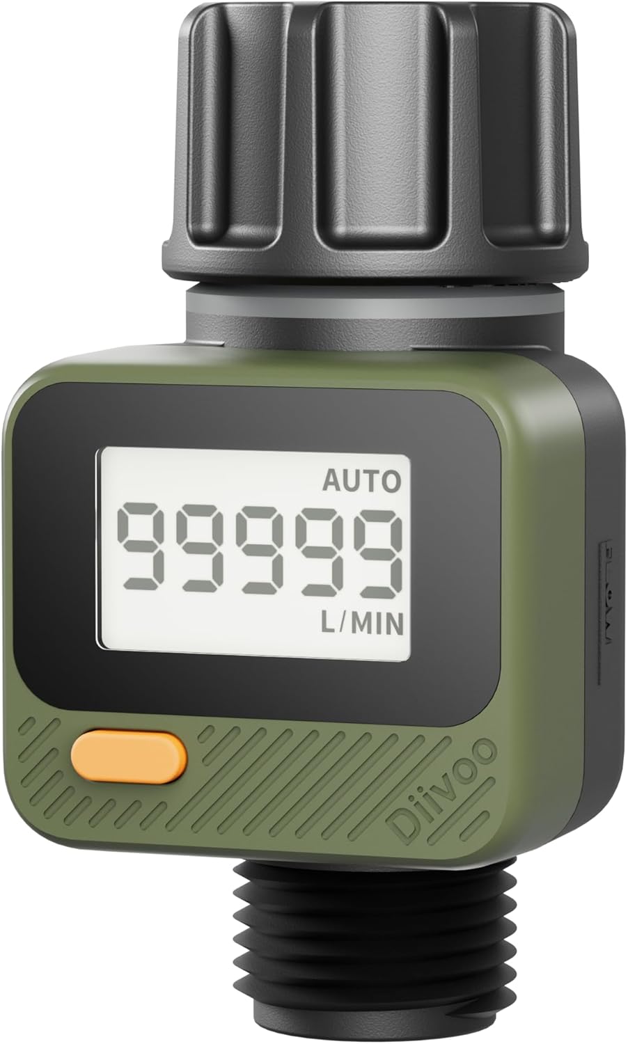 Diivoo Water Meter, 4 Modes, 5% Accuracy, IP54