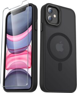 Matte Magnetic Case w/ Screen Protector for iPhone 11