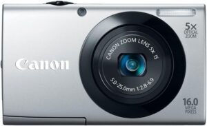 Canon PowerShot A3400 16MP 5X Zoom 28mm 720p 3" LCD Silver